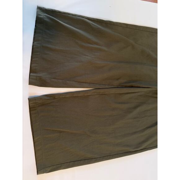 Max Studio Wide Leg Pull On Pants Womens XL Green Career Office Boho Chic - Picture 9 of 16